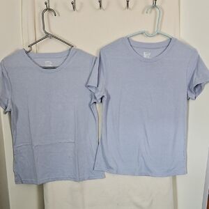 Womens Light Blue T-Shirt Set